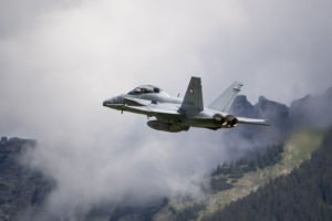 F/A-18D nach TOF von Meiringen LSMM